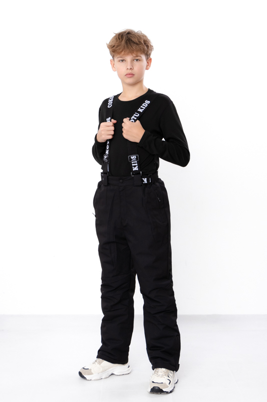 Зимові штани-напівкомбез юніор на флісі